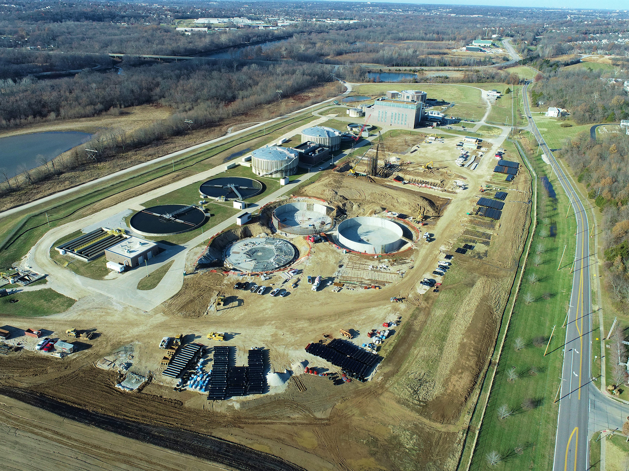 Plocher Construction - Metropolitan STL Sewer District – Lower Meramec Wastewater Treatment Facility – Expansion Phase II - Featured Project